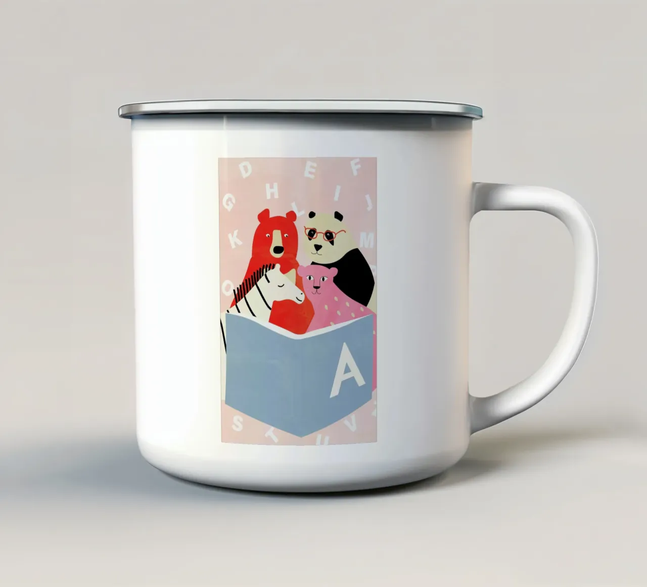 Story Time tazza in smalto da Little Flourishes