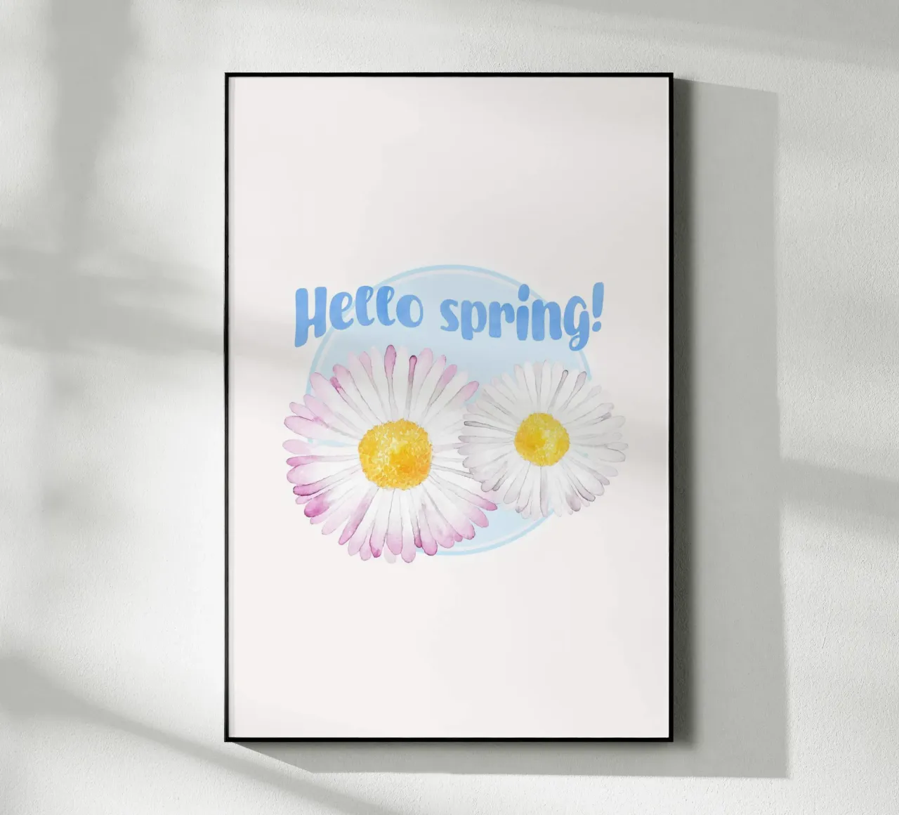 Hello Spring Daisies plexiglass da karenmenzenbach