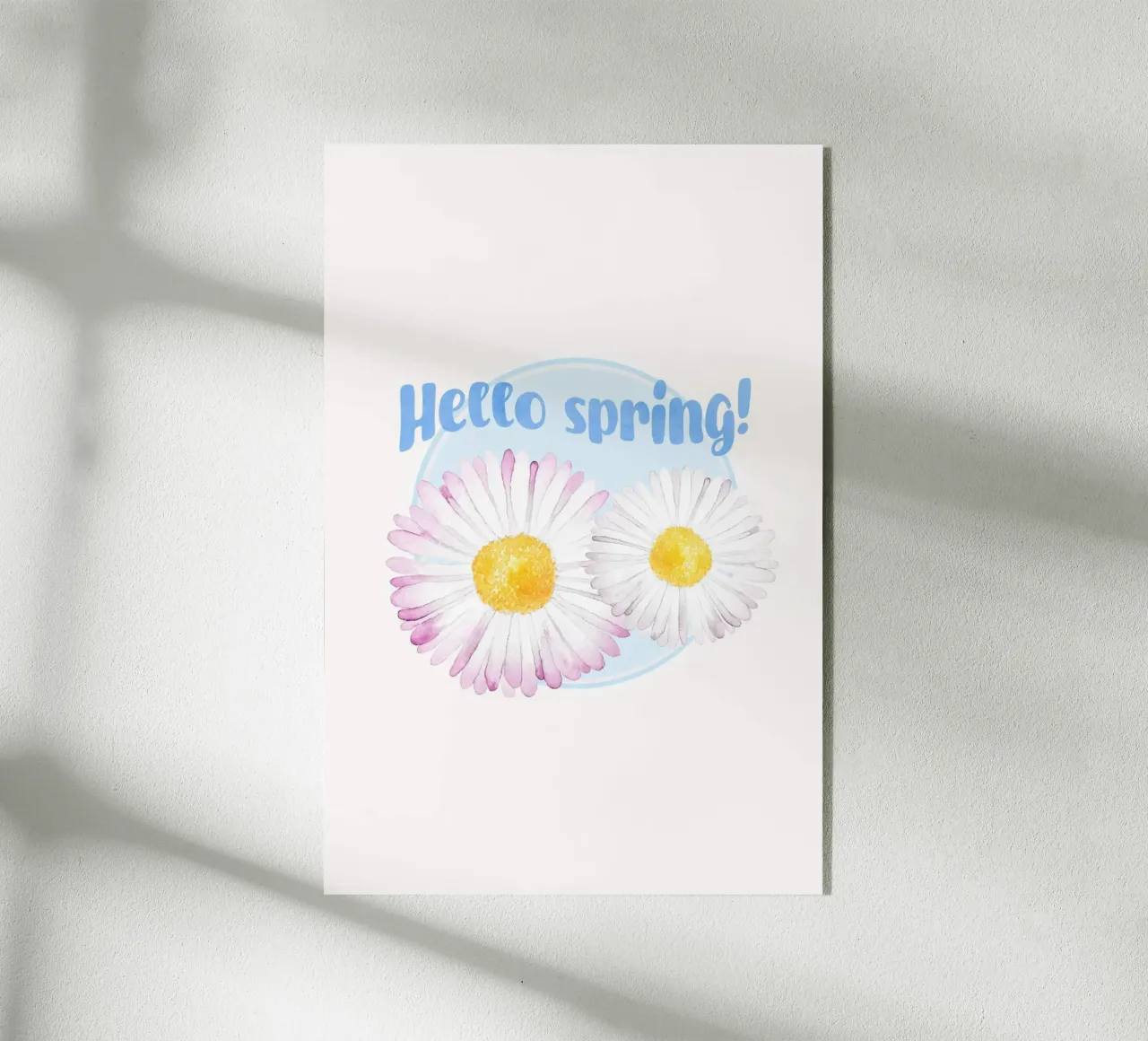 Hello Spring Daisies plexiglass da karenmenzenbach