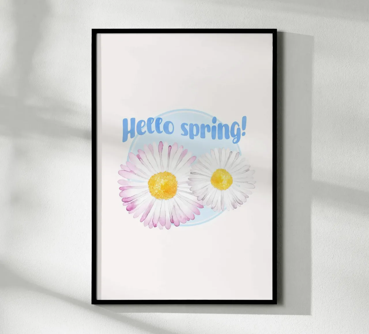 Hello Spring Daisies carta hahnemühle da karenmenzenbach