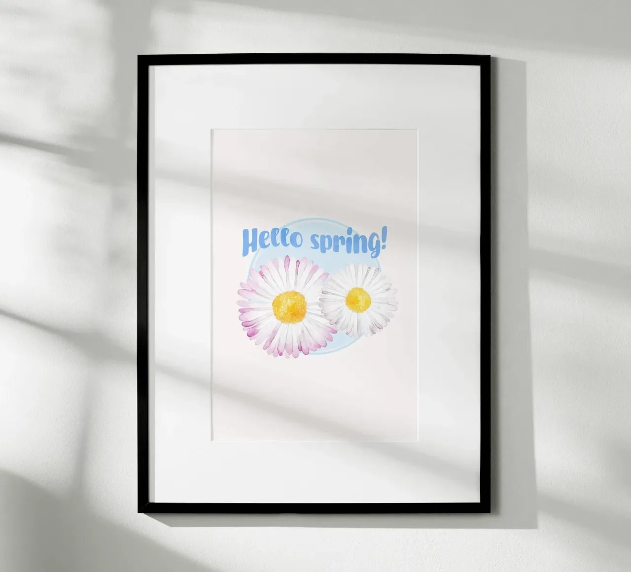 Hello Spring Daisies carta hahnemühle da karenmenzenbach