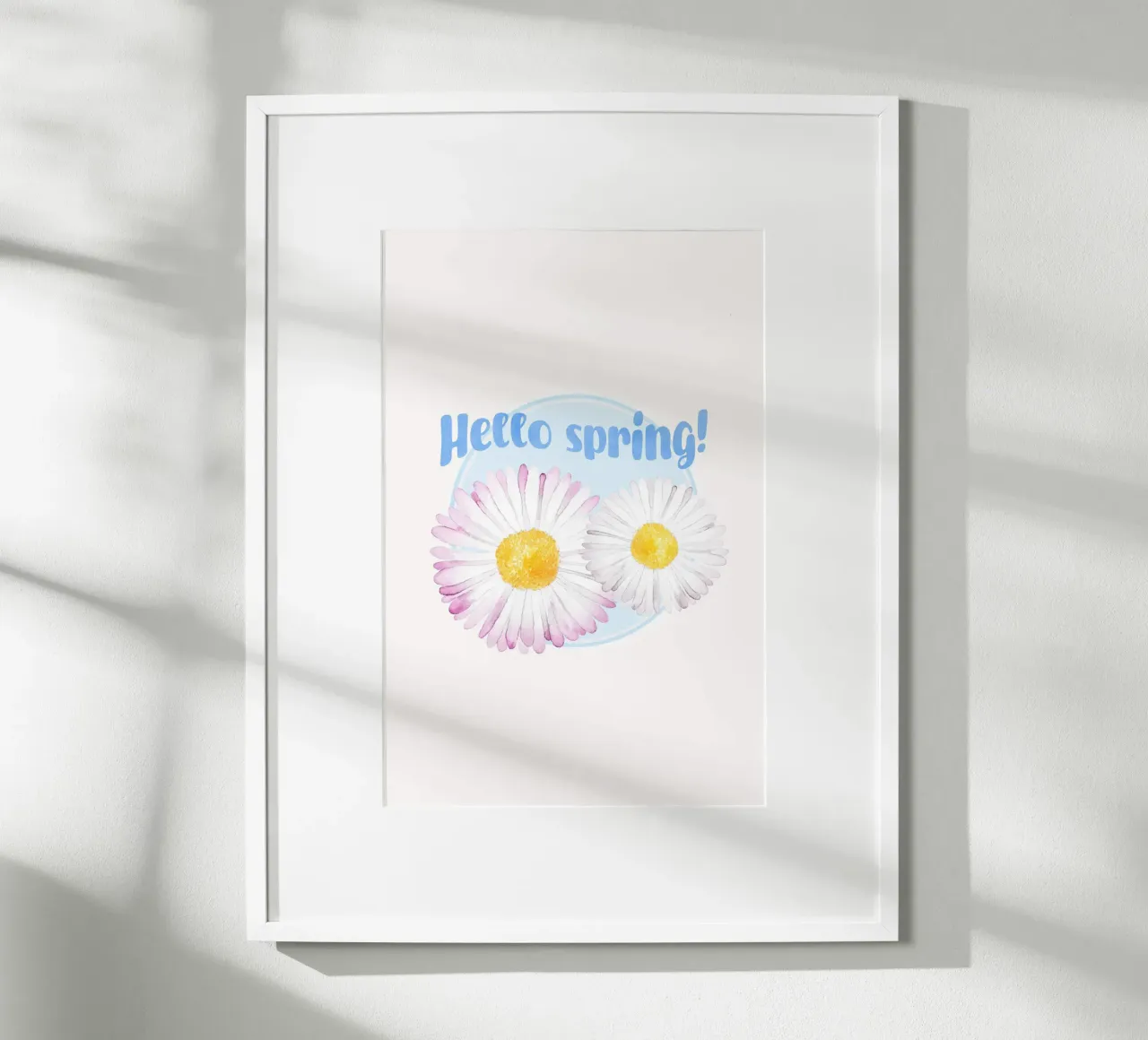 Hello Spring Daisies carta hahnemühle da karenmenzenbach
