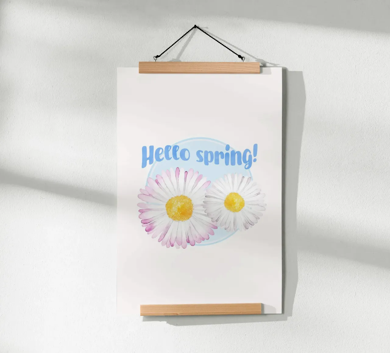 Hello Spring Daisies carta hahnemühle da karenmenzenbach