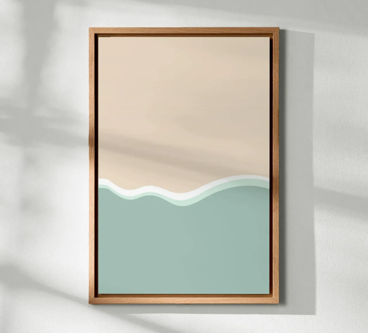 Sea and Beach Shapes turqoise alluminio dibond da karenmenzenbach