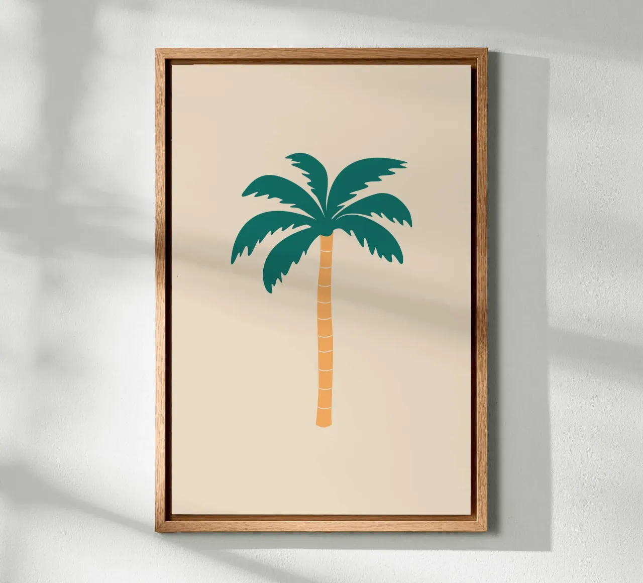 Graphic Palmtree alluminio dibond da karenmenzenbach