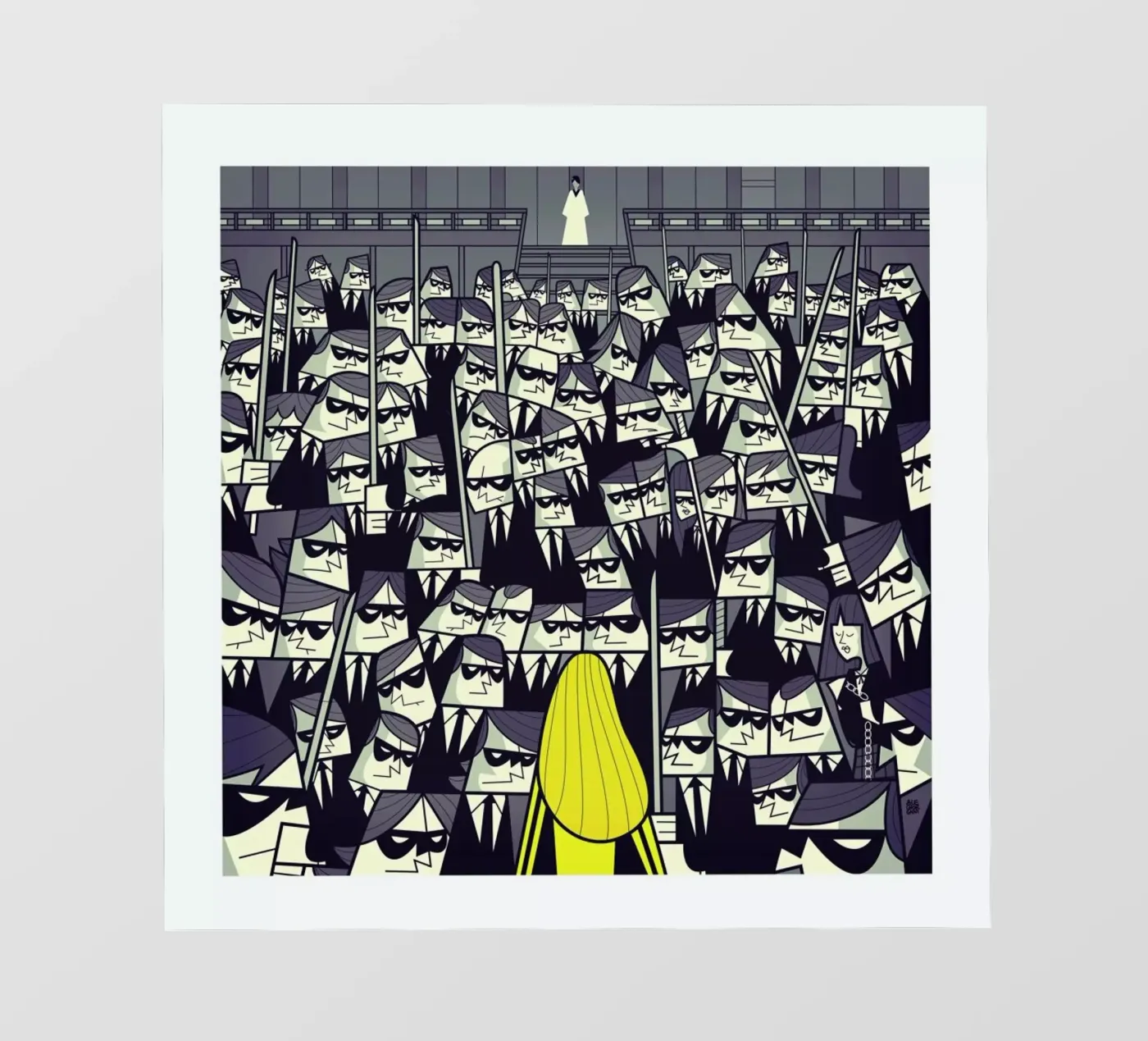 CRAZY88 pellicola backlit da Ale Giorgini