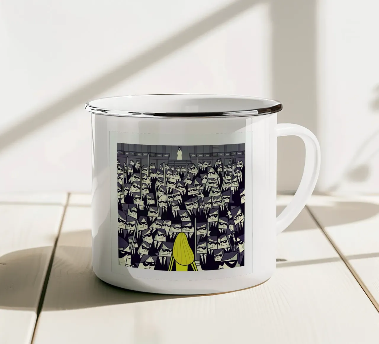 CRAZY88 tazza in smalto da Ale Giorgini