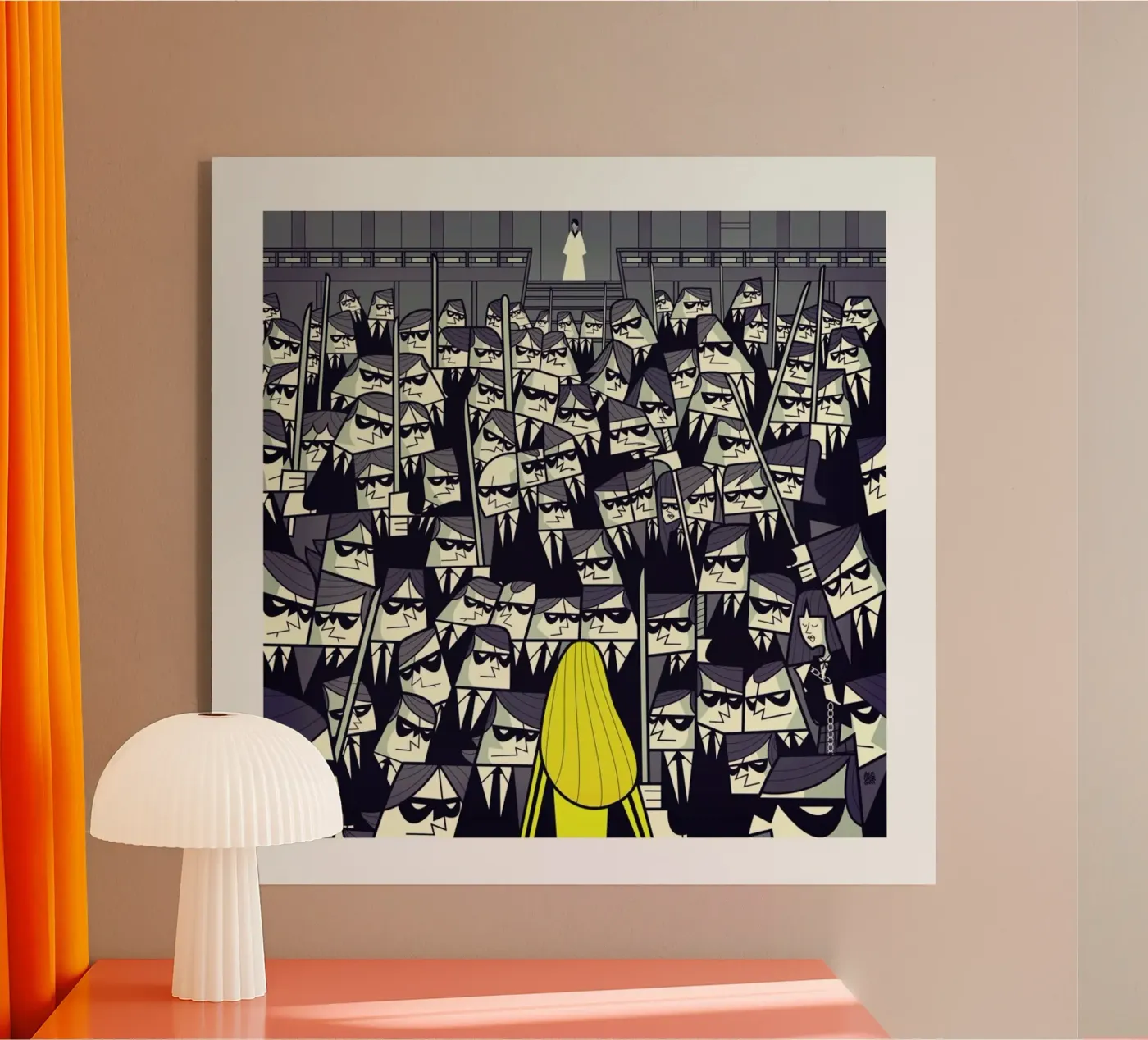 CRAZY88 Acryl-Glas von Ale Giorgini
