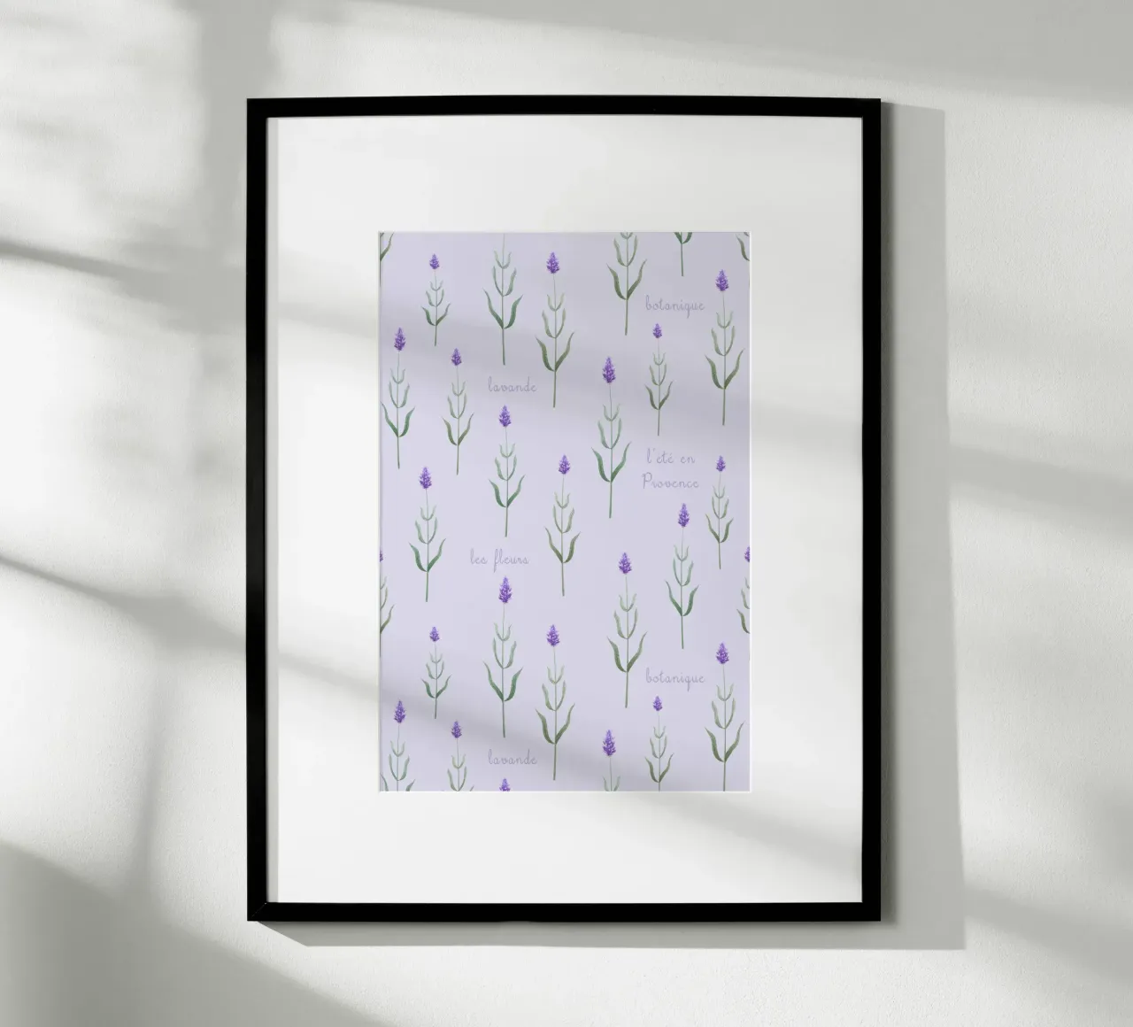 Summer in Provence poster con telaio in alluminio da karenmenzenbach