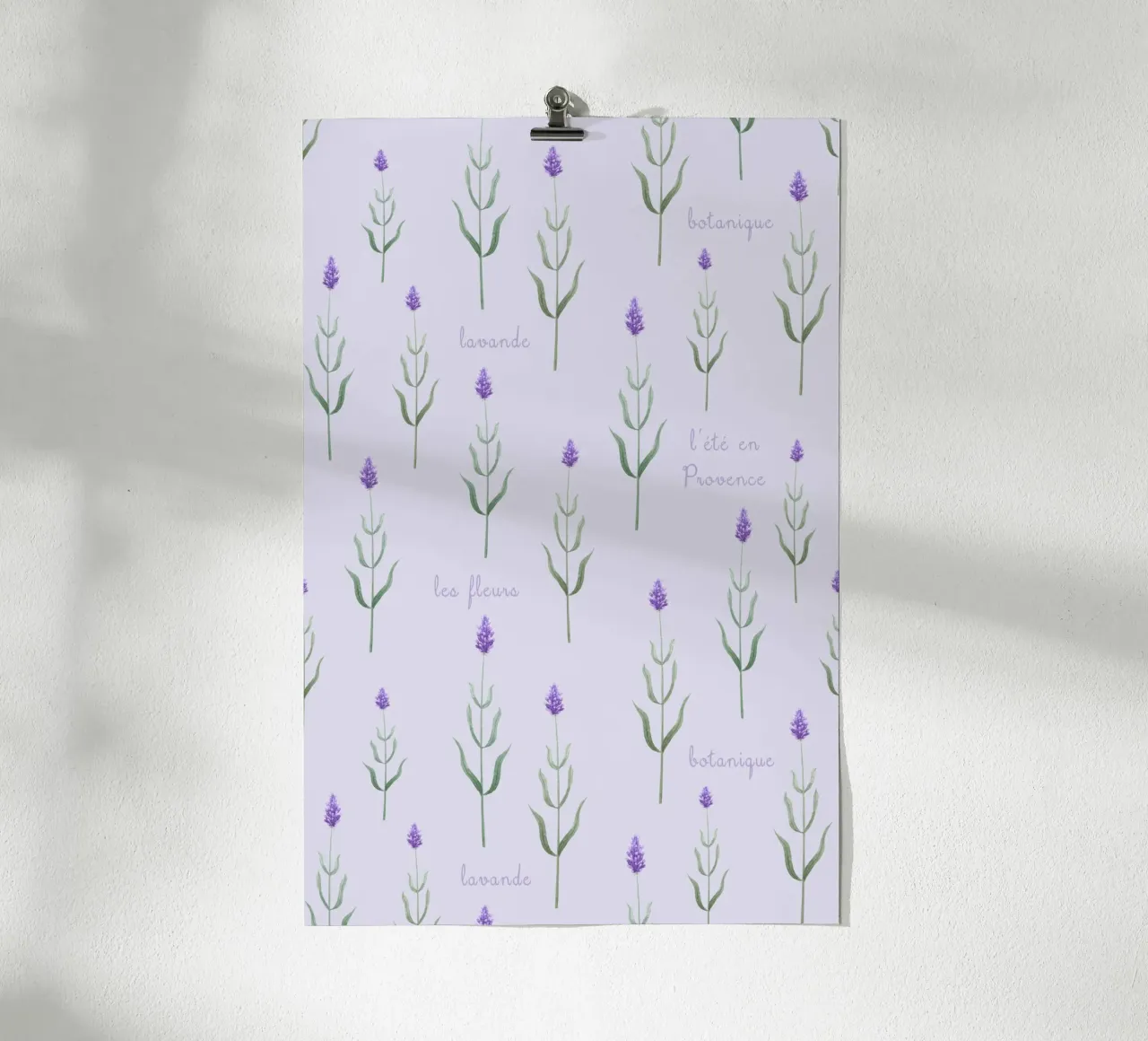 Summer in Provence poster con telaio in alluminio da karenmenzenbach