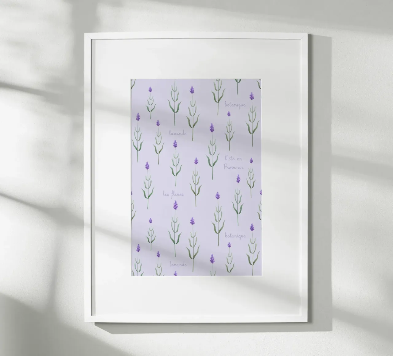 Summer in Provence poster con telaio in alluminio da karenmenzenbach