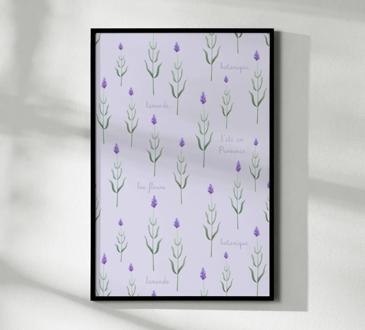 Summer in Provence poster con telaio in alluminio da karenmenzenbach