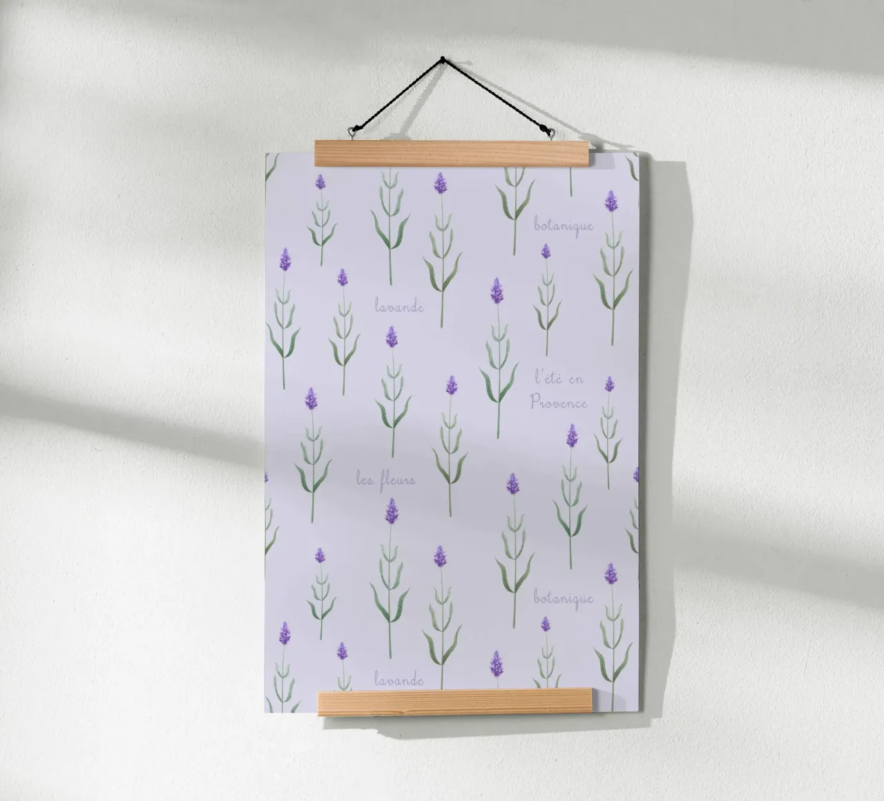 Summer in Provence poster con telaio in alluminio da karenmenzenbach