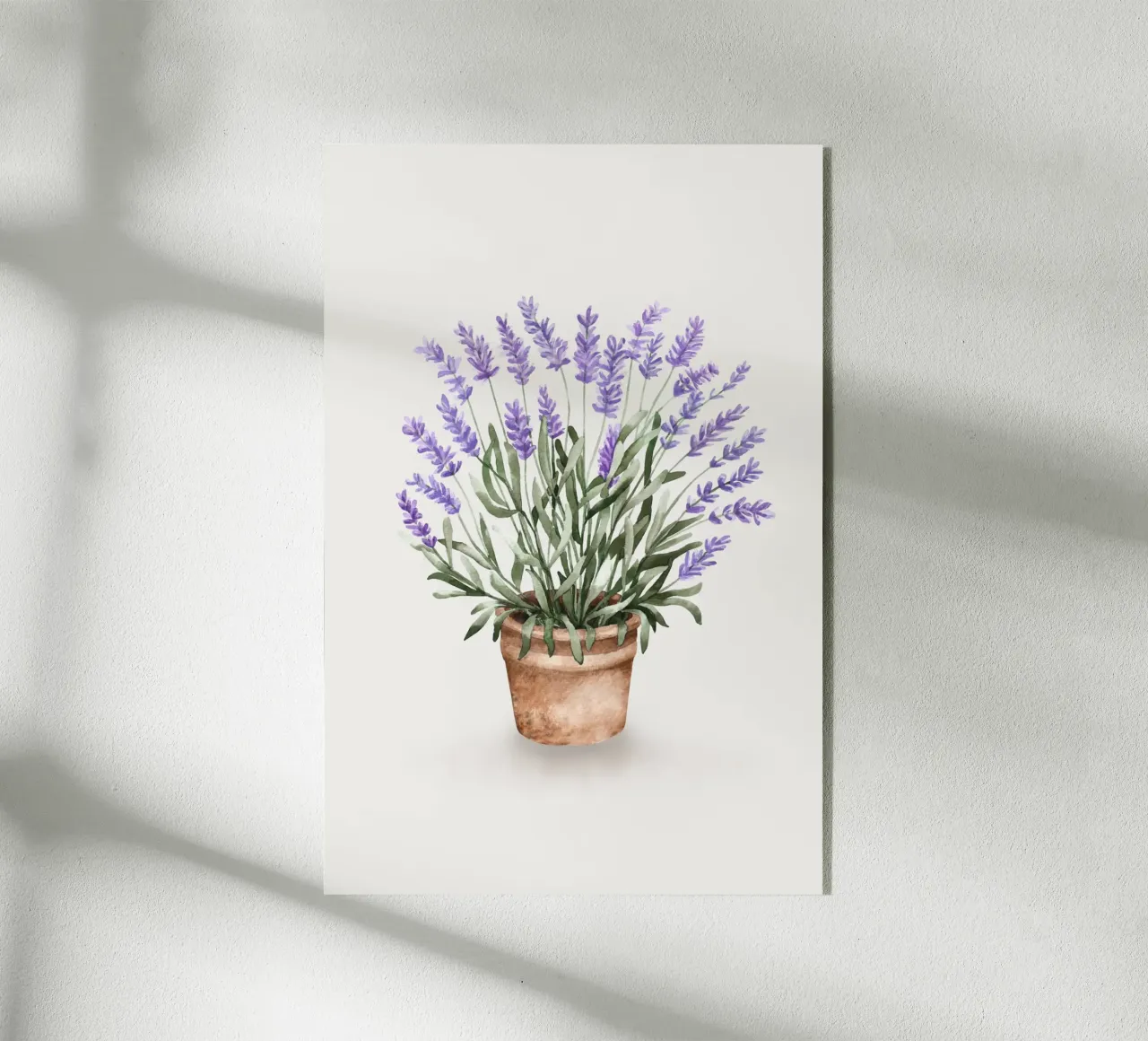 Lavender acryl van Palmartprints