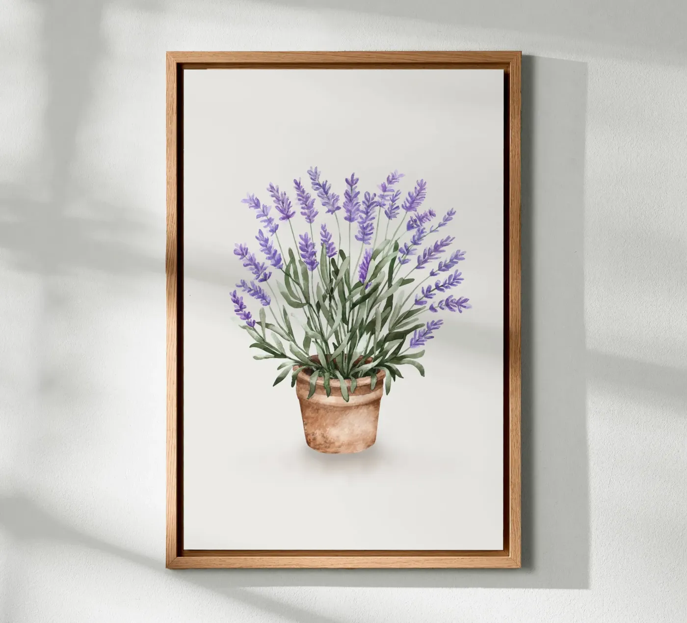 Lavender canvas van Palmartprints