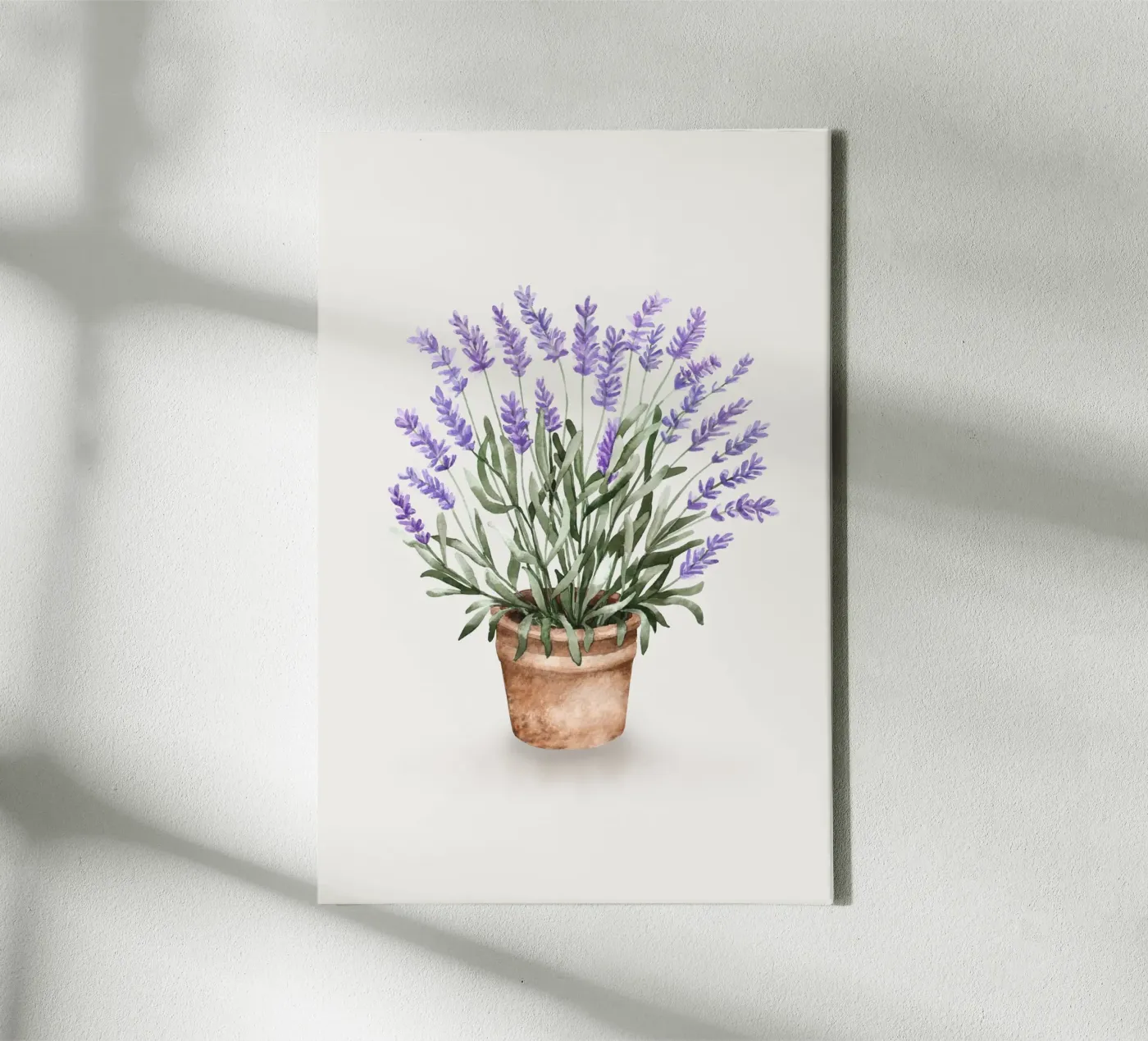 Lavender canvas van Palmartprints