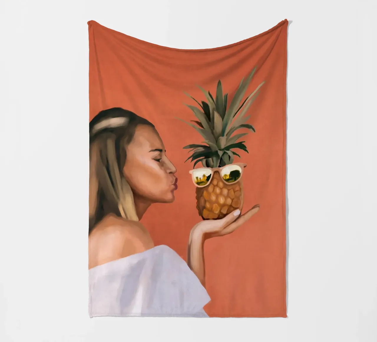 Bacio tropicale 2 coperta in pile da Verse