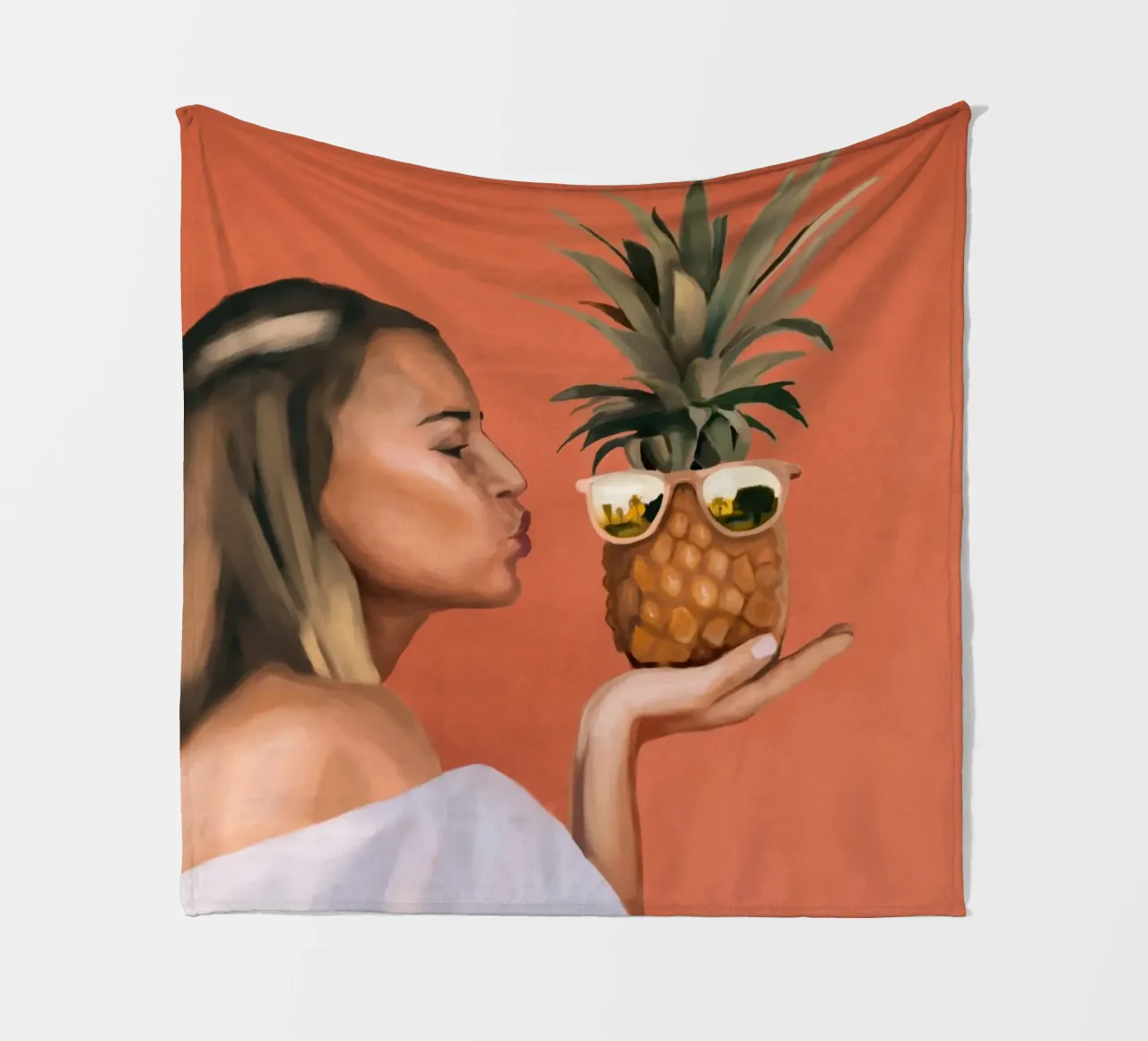 Bacio tropicale 2 coperta in pile da Verse