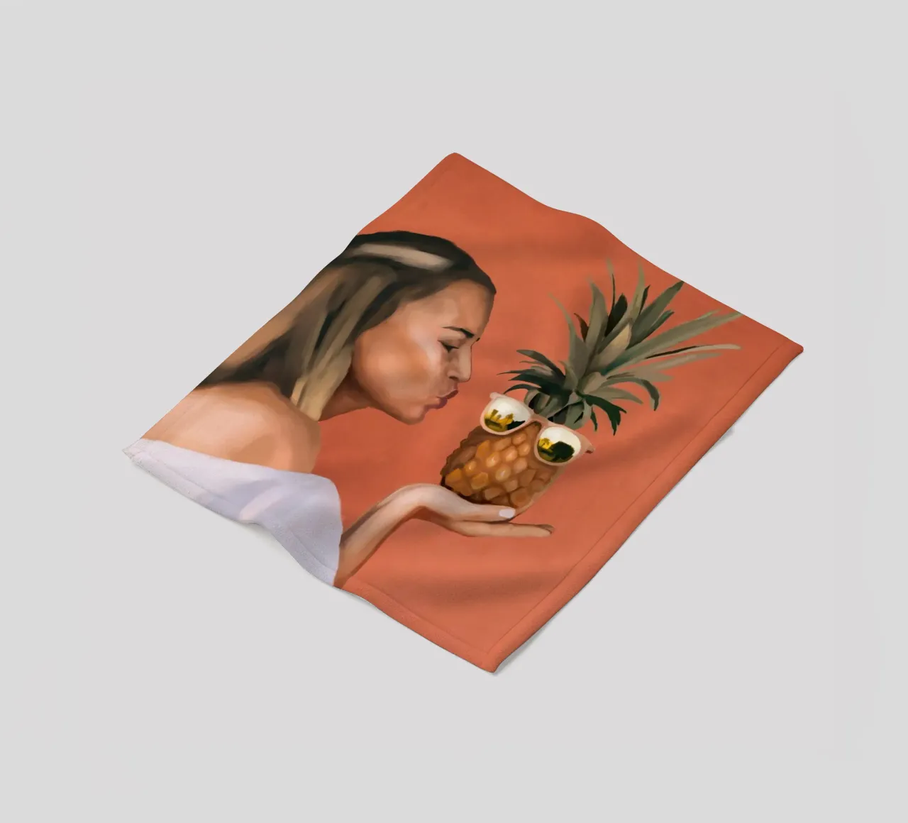 Bacio tropicale 2 coperta in pile da Verse