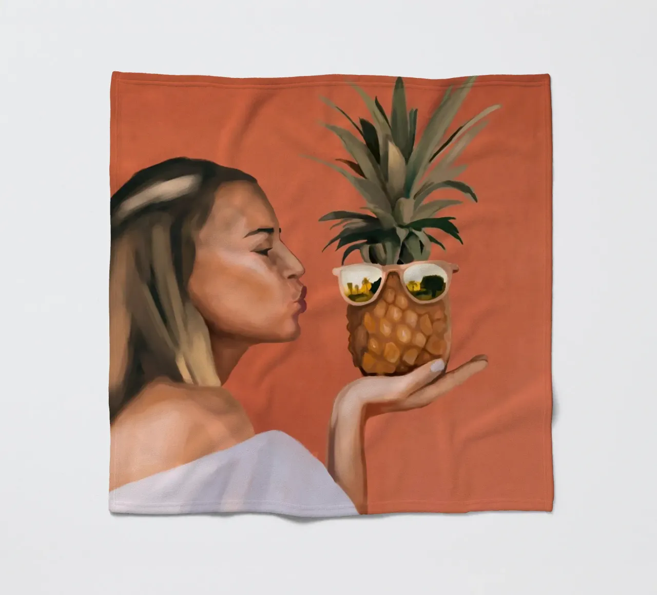 Bacio tropicale 2 coperta in pile da Verse