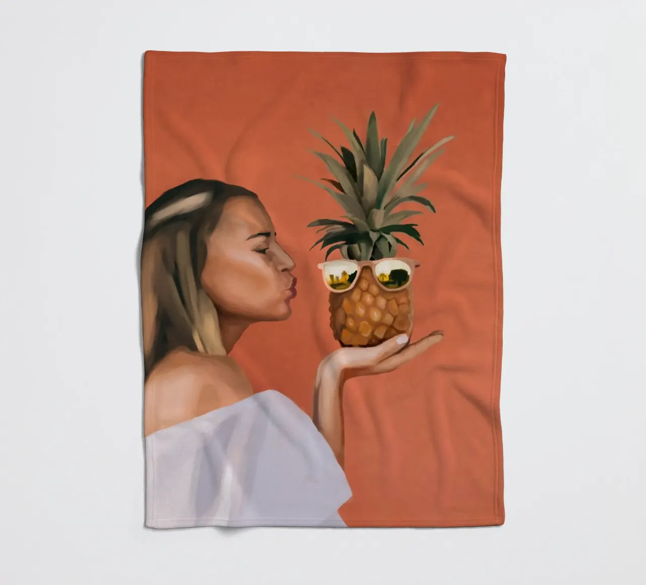Bacio tropicale 2 coperta in pile da Verse