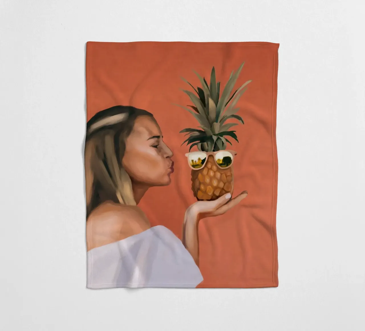 Bacio tropicale 2 coperta in pile da Verse