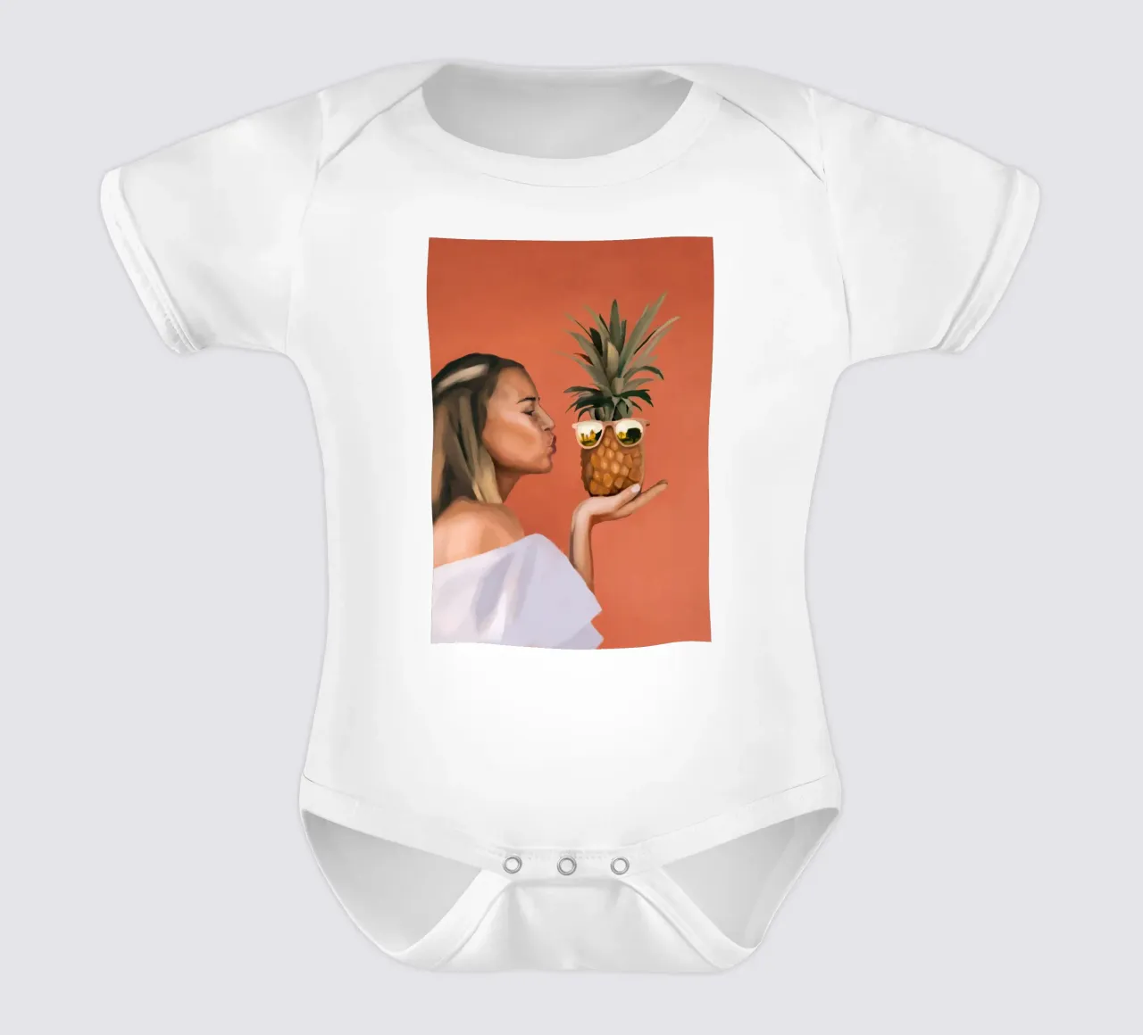 Bacio tropicale 2 body neonato maniche corte da Verse