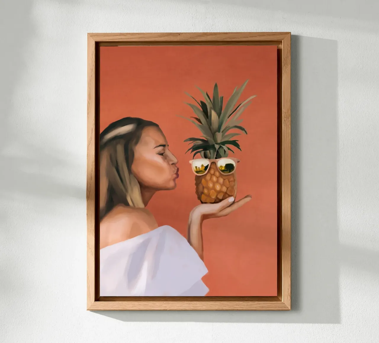 Bacio tropicale 2 alluminio dibond da Verse