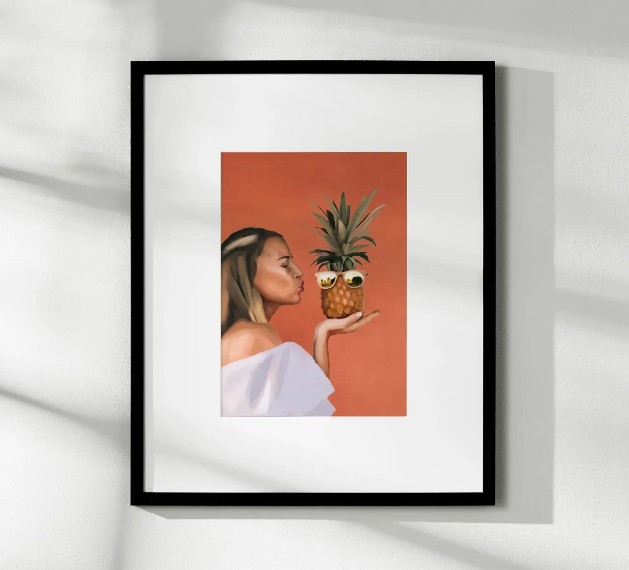 Tropische kus 2 poster van Verse