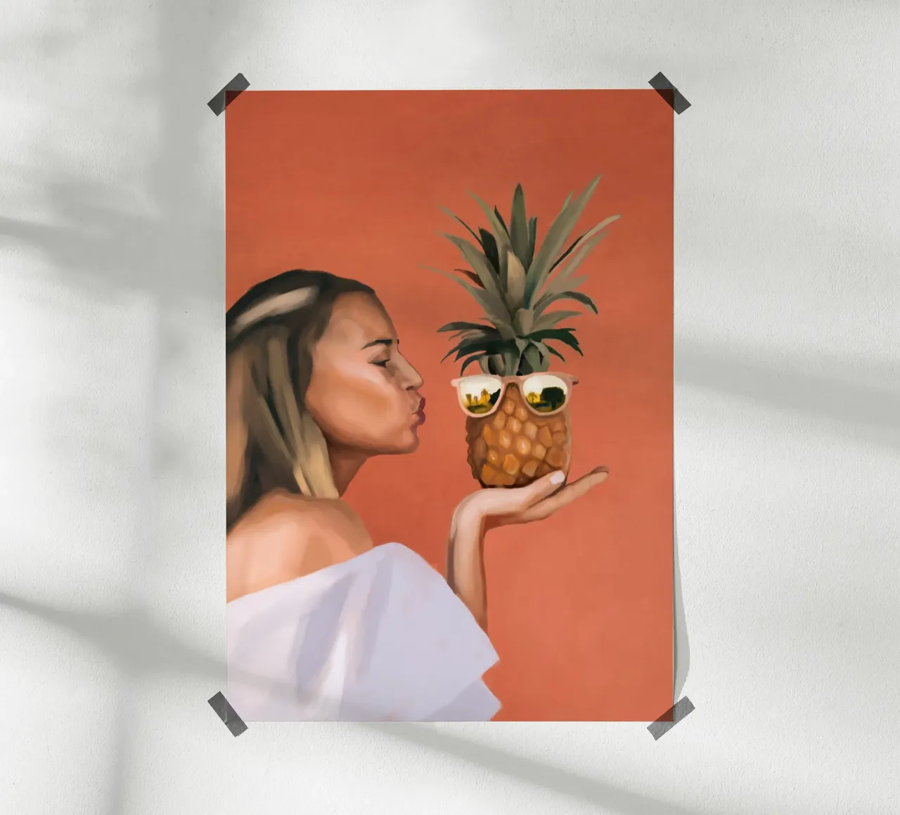 Tropische kus 2 poster van Verse