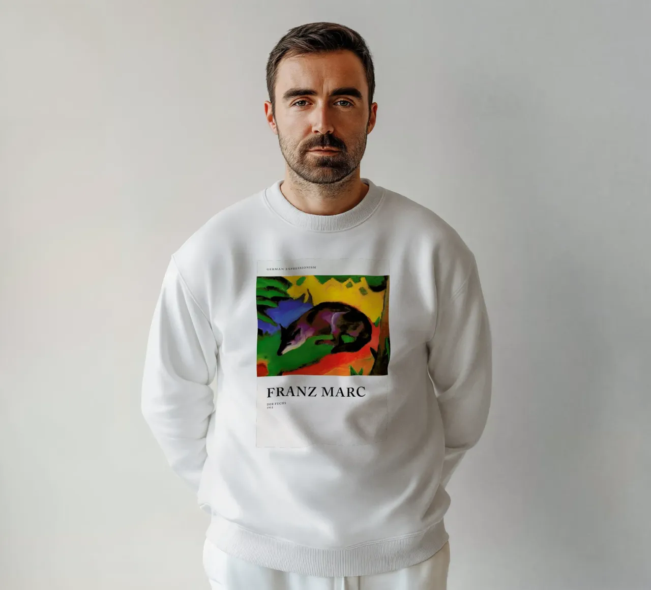 Marc - Der Fuchs felpa da Vintage by JUNIQE