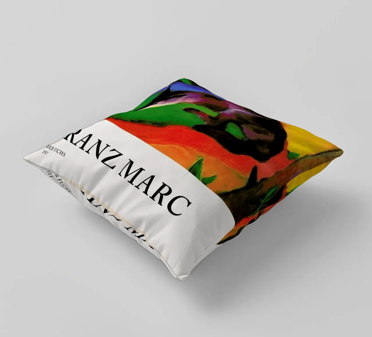Marc - Der Fuchs cuscino da Vintage by JUNIQE