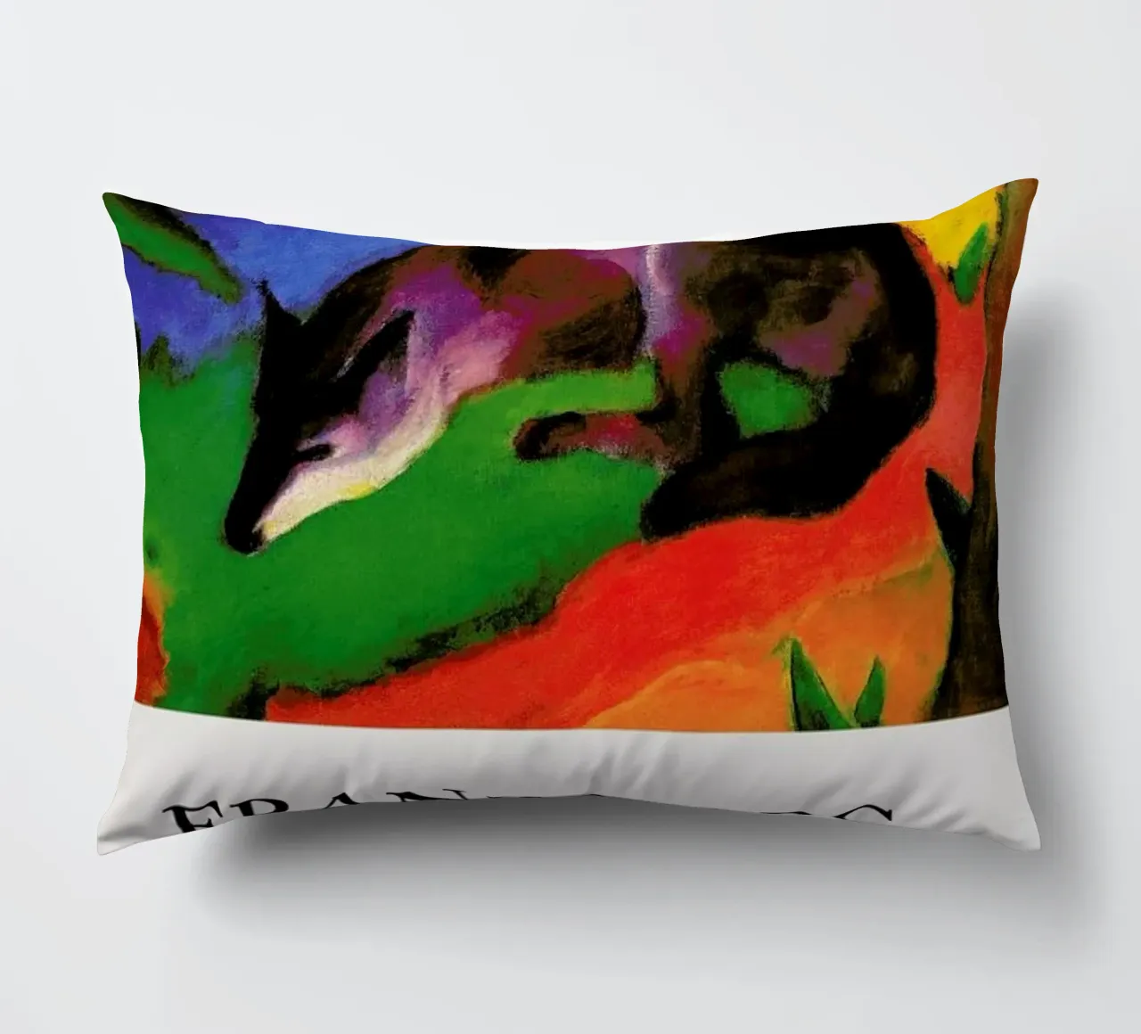 Marc - Der Fuchs cuscino da Vintage by JUNIQE