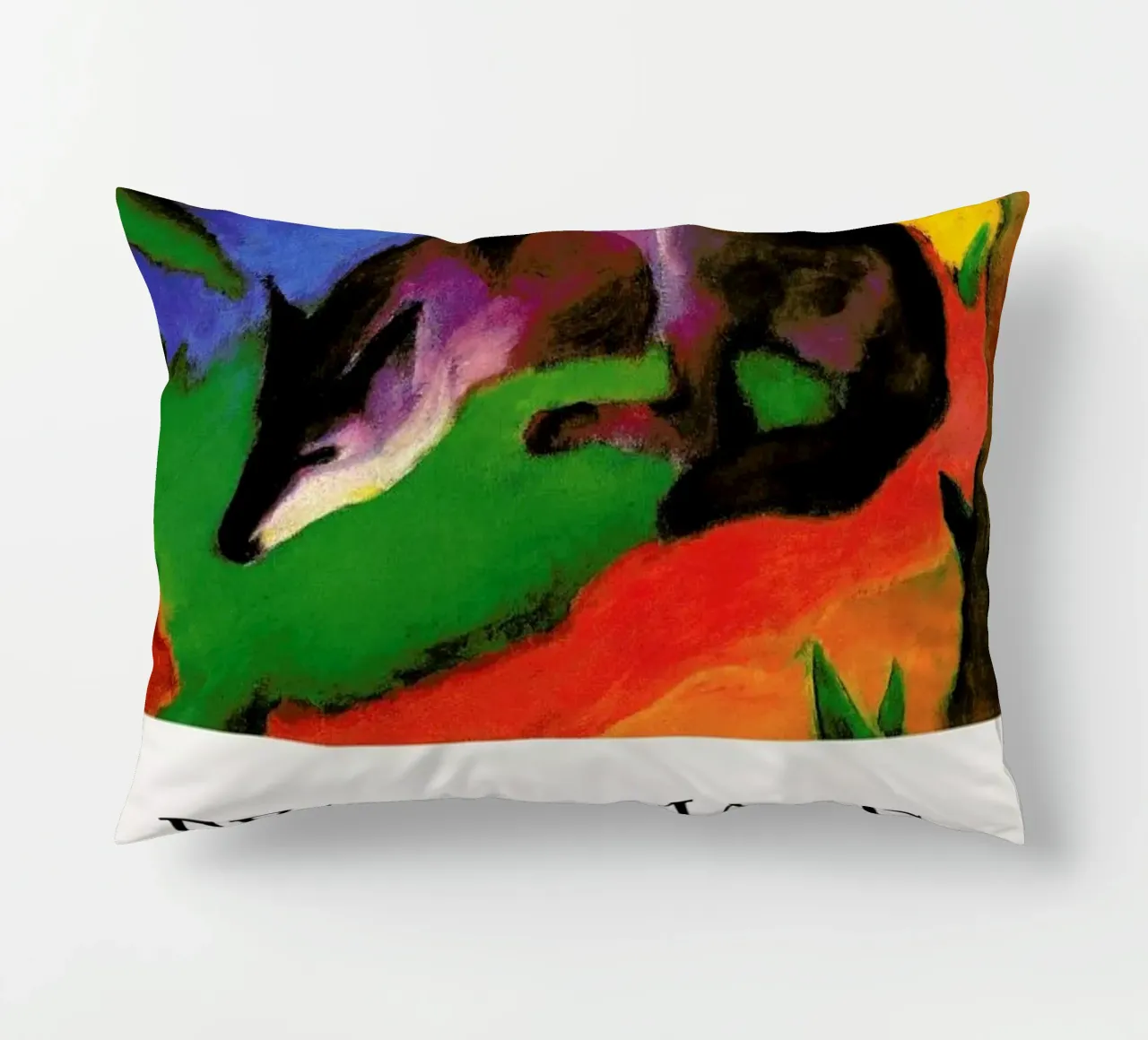 Marc - Der Fuchs cuscino da Vintage by JUNIQE