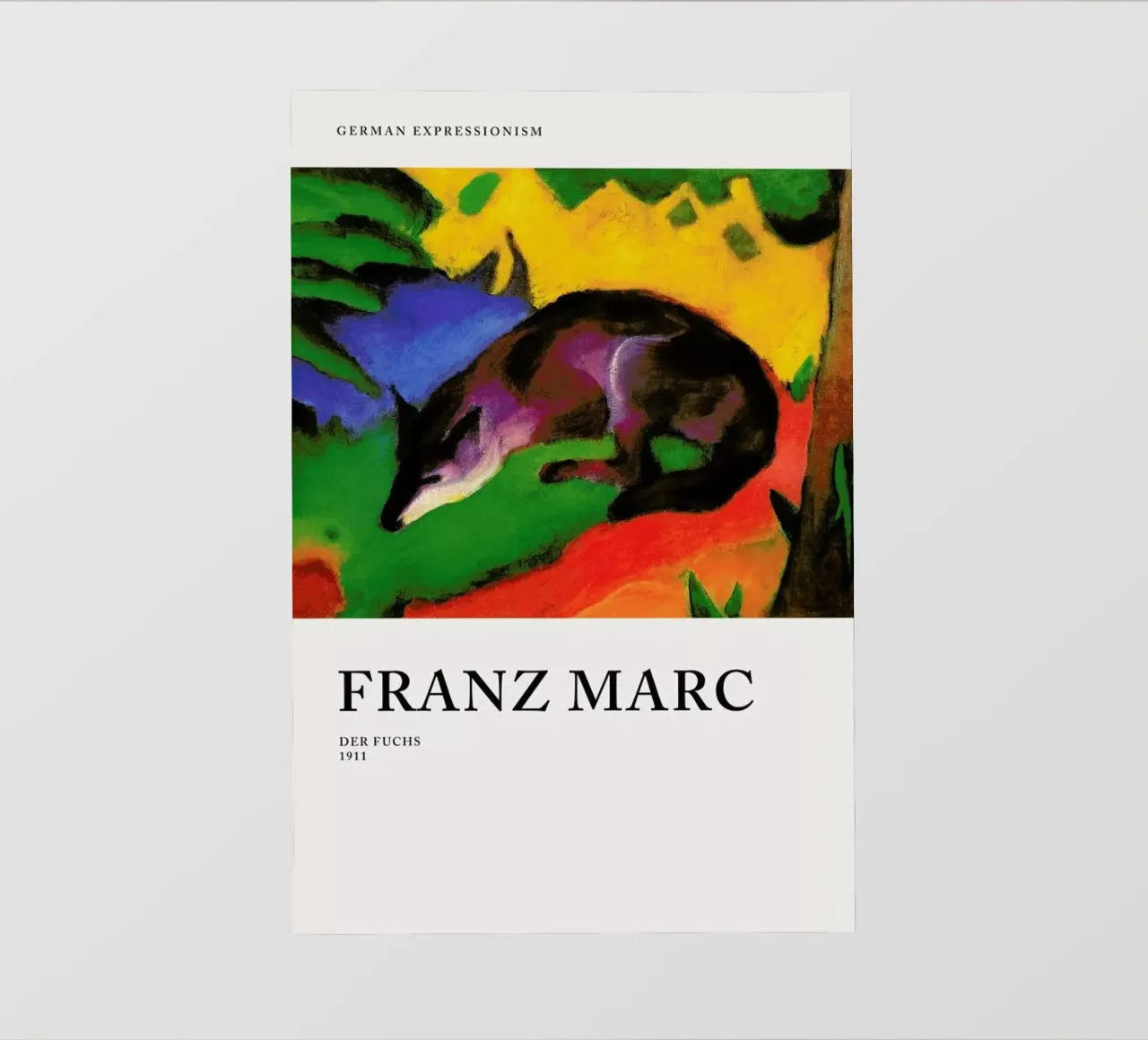 Marc - Der Fuchs telo in pvc da Vintage by JUNIQE