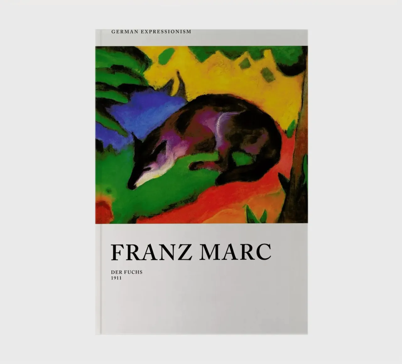 Marc - Der Fuchs notebook by Vintage by JUNIQE