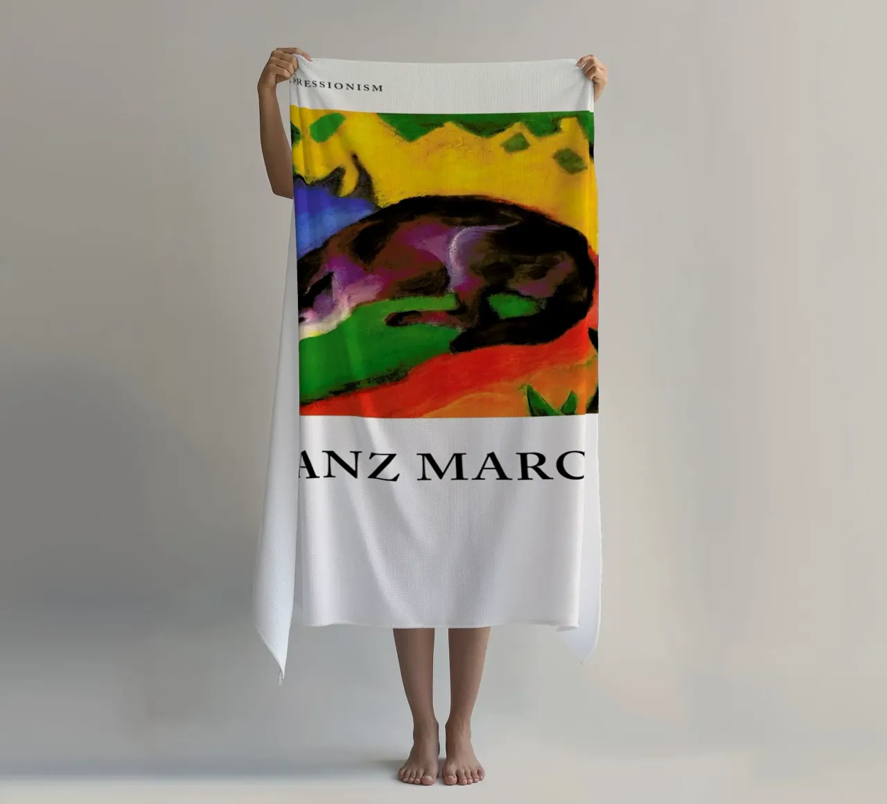 Marc - Der Fuchs telo mare da Vintage by JUNIQE