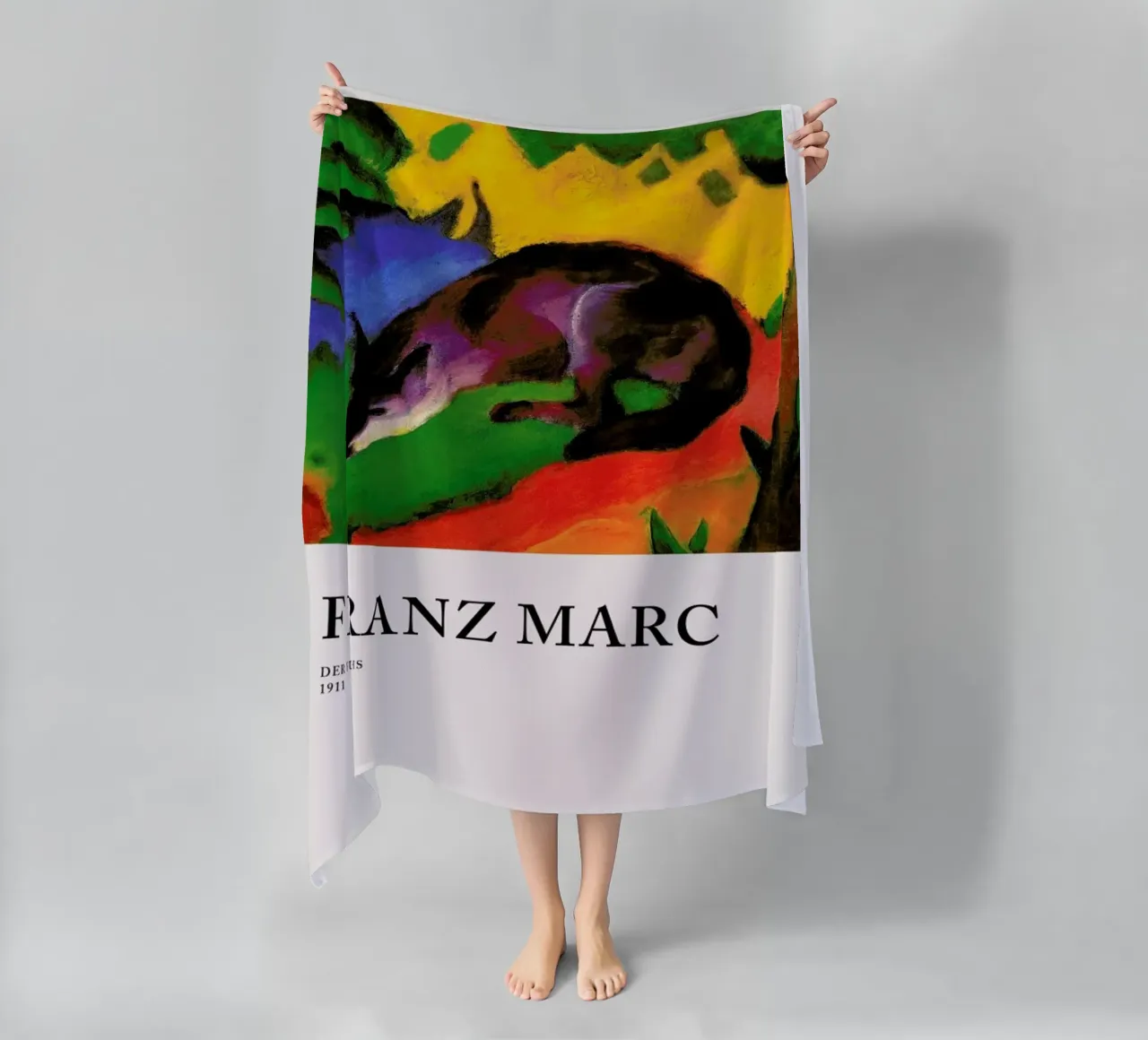 Marc - Der Fuchs telo mare da Vintage by JUNIQE