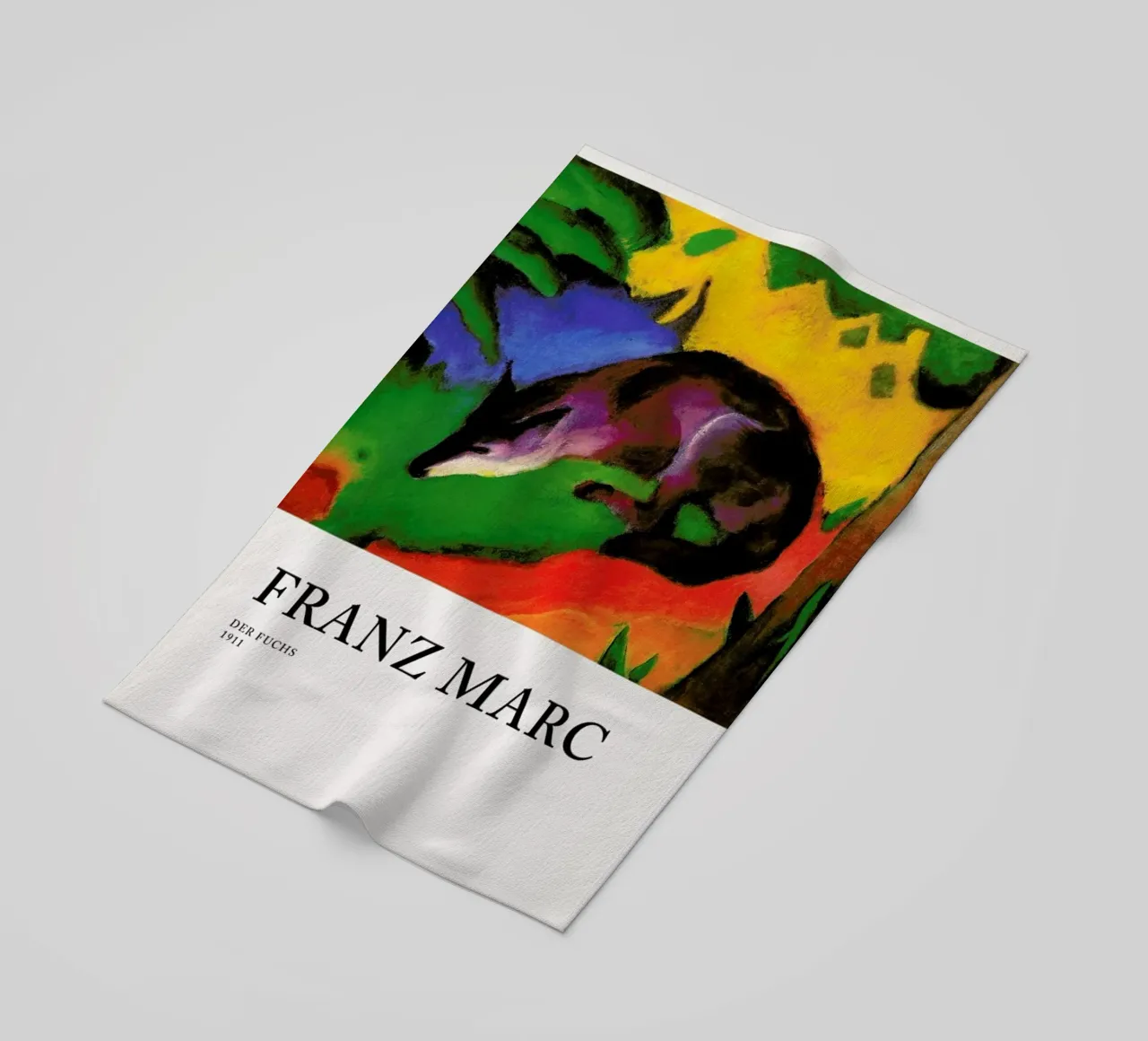 Marc - Der Fuchs telo mare da Vintage by JUNIQE