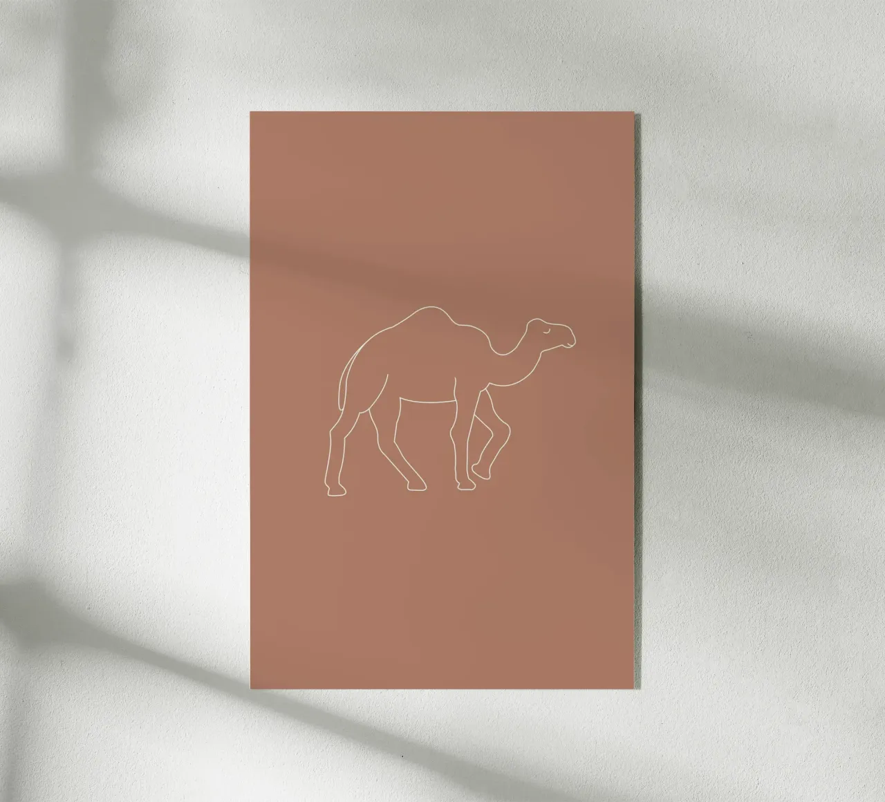 Minimal Dromedar plexiglass da Palmartprints