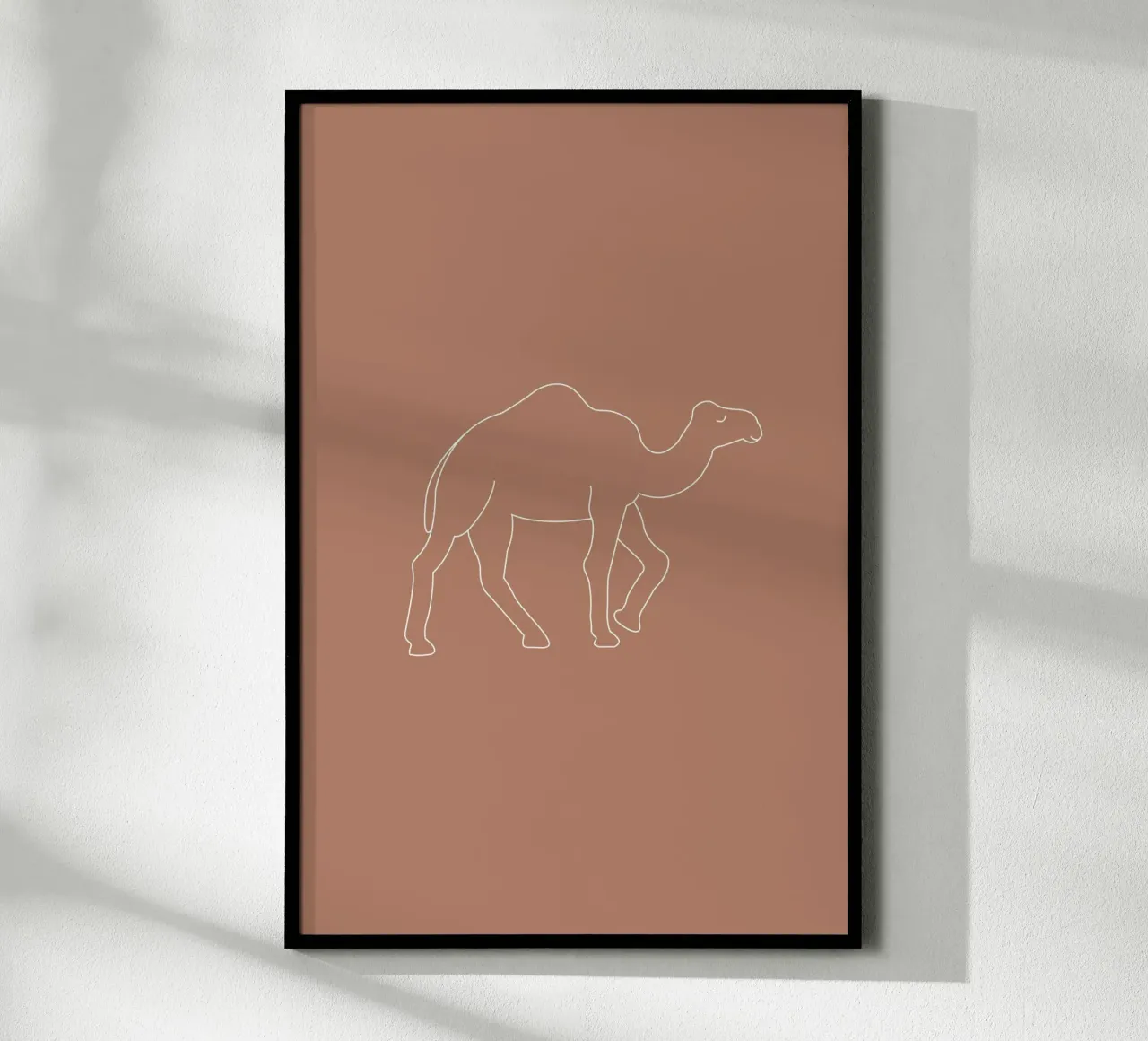 Minimal Dromedar poster da Trend Collection by Palmartprints