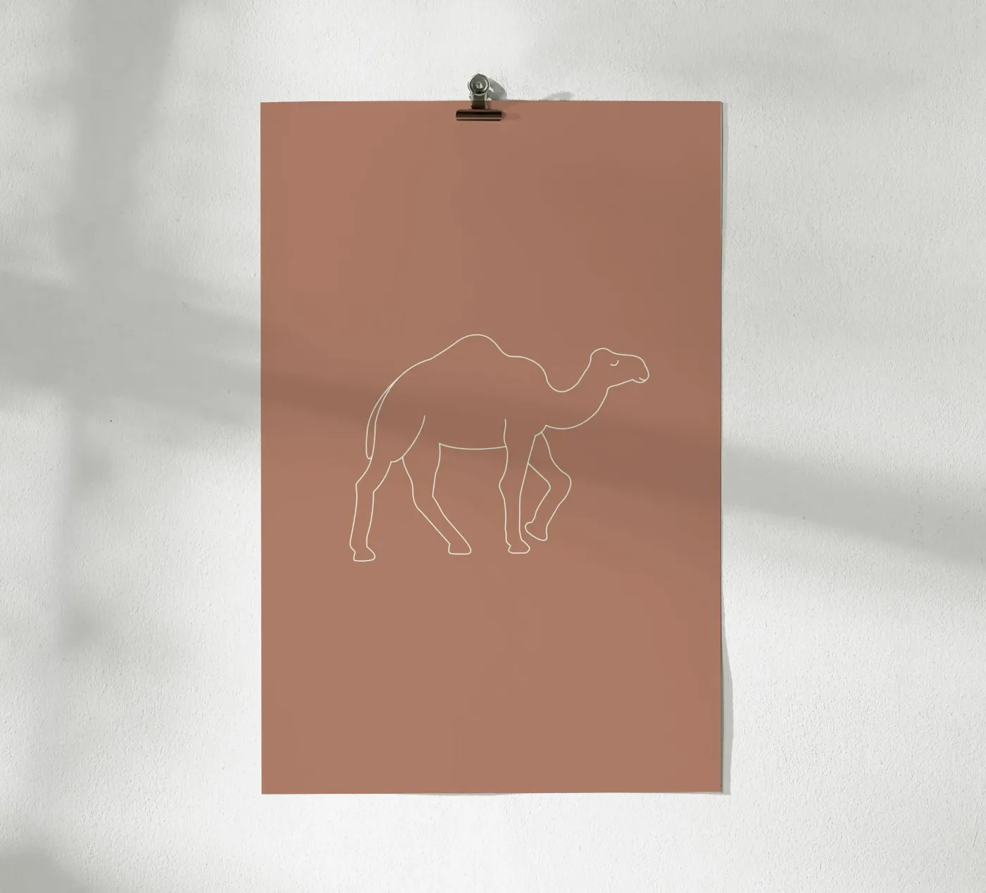 Minimal Dromedar poster da Trend Collection by Palmartprints