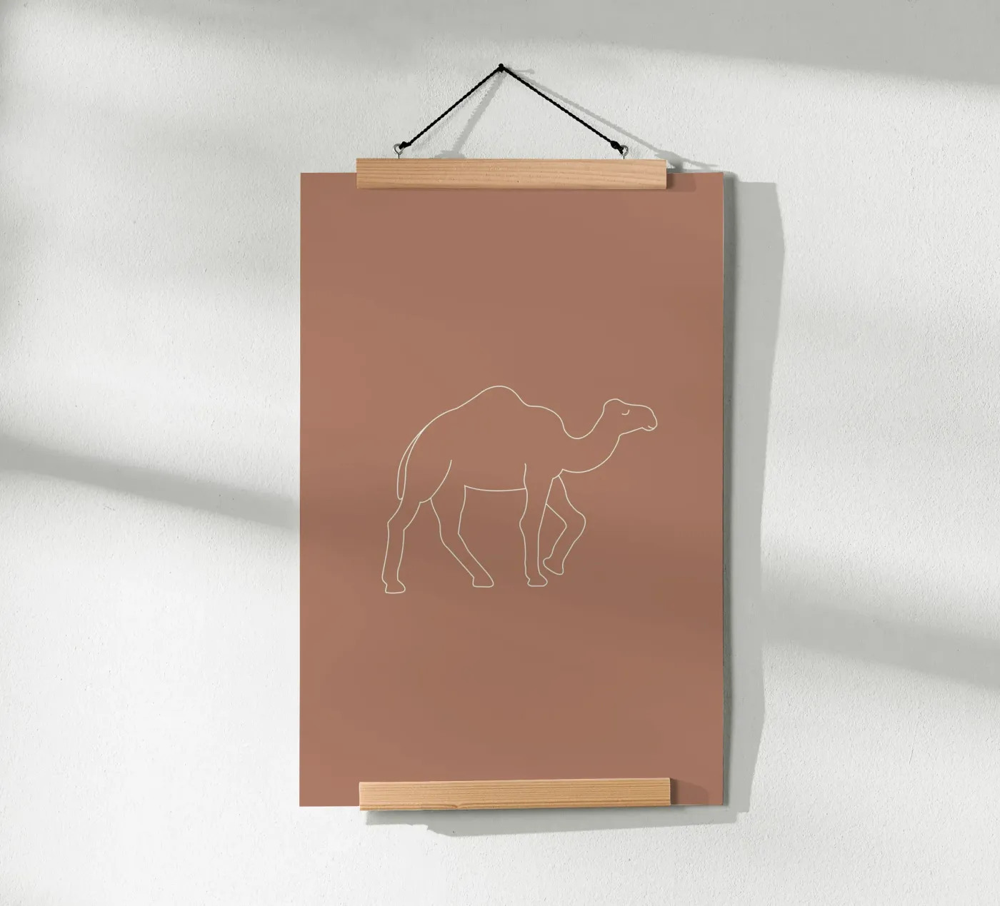 Minimal Dromedar poster da Trend Collection by Palmartprints