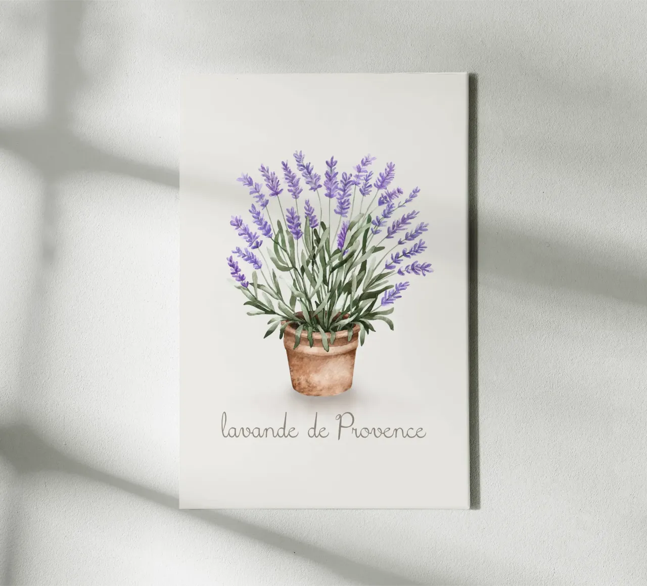 Lavande de Provence tela con Cornice a cassetta da karenmenzenbach