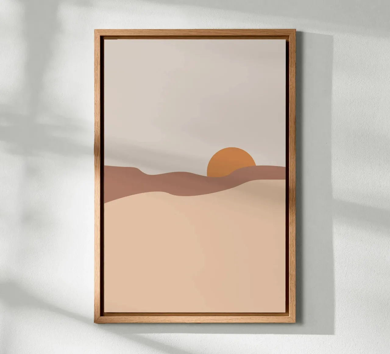 Minimal Desert Sunset tela da karenmenzenbach