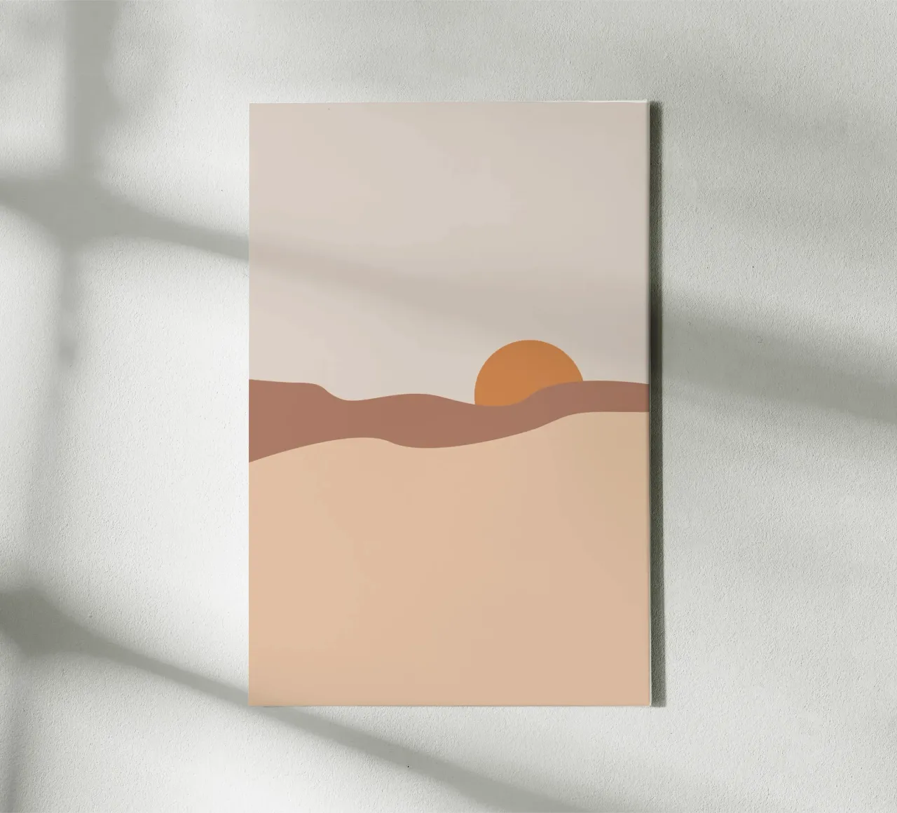 Minimal Desert Sunset tela da karenmenzenbach