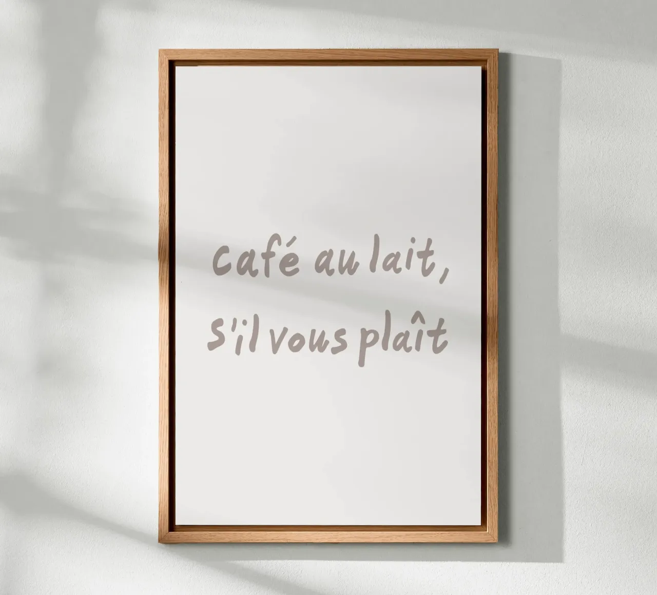 Café au lait S'il vous plait alluminio dibond da karenmenzenbach