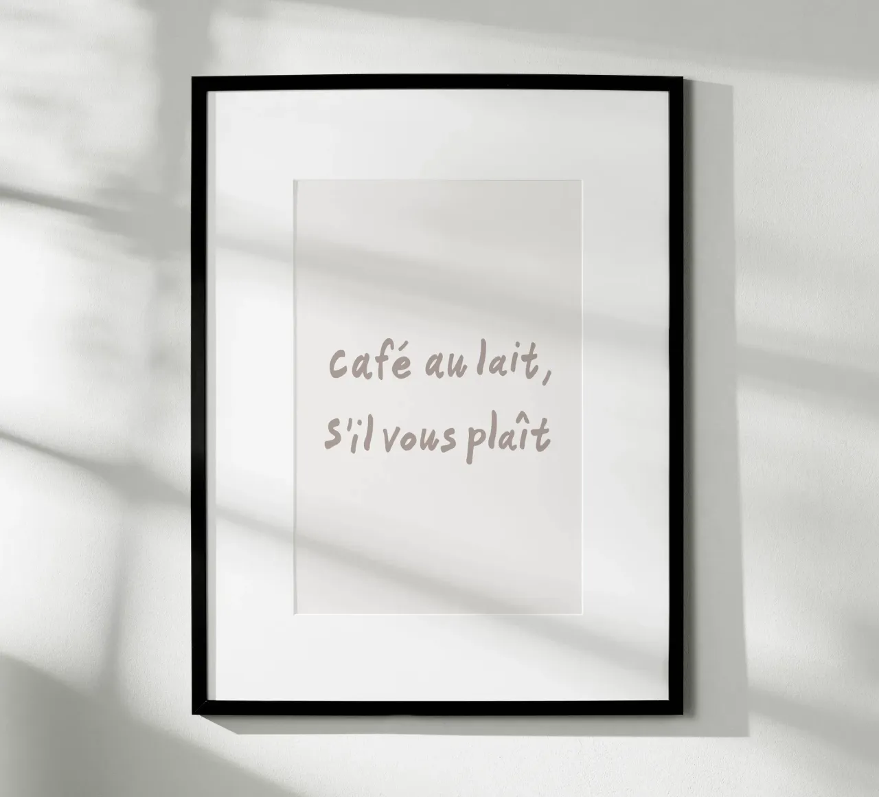 Café au lait S'il vous plait carta hahnemühle da karenmenzenbach