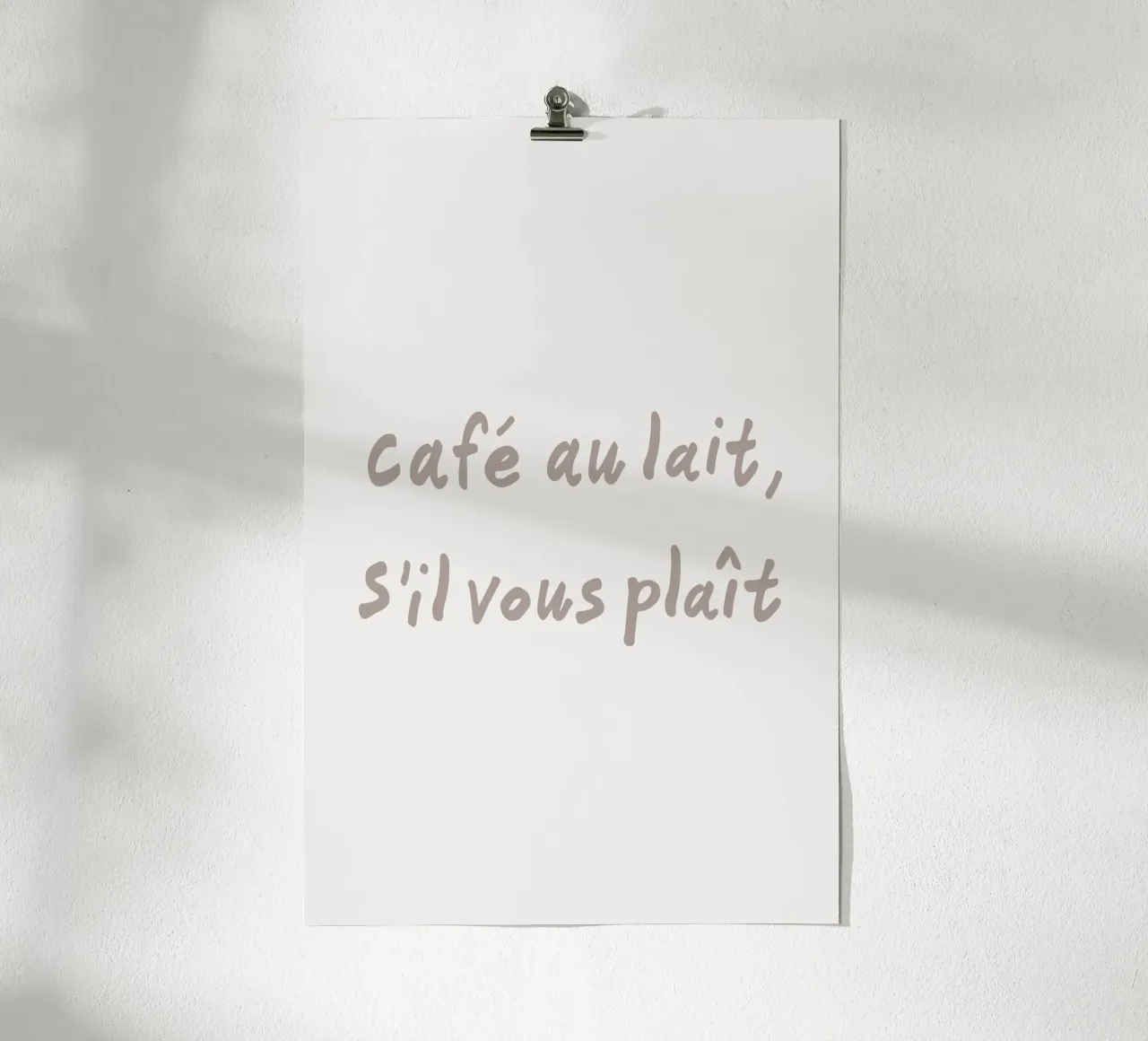 Café au lait S'il vous plait carta hahnemühle da karenmenzenbach