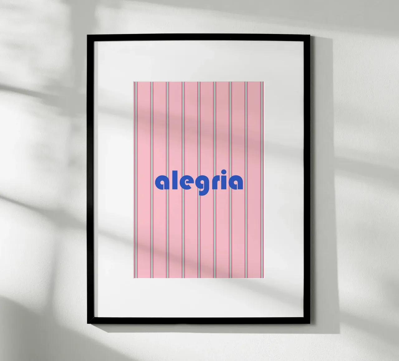 Alegria poster con telaio in plastica da karenmenzenbach